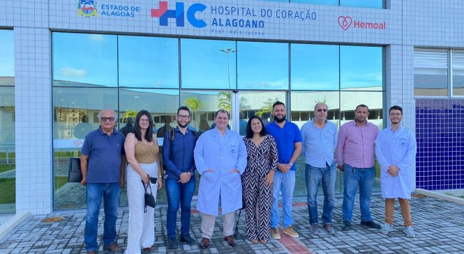 Técnicos da Prefeitura do Recife elogiam estrutura física e assistencial do Hospital do Coração Alagoano