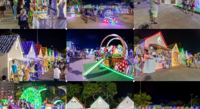 Prefeitura de Maceió inaugura Vila da Páscoa Iluminada na Multieventos