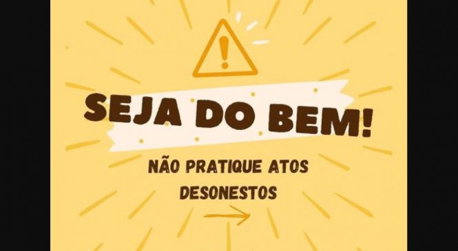 Conheça o projeto “Sou do bem, digo não à corrupção!