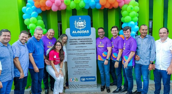 Governo de Alagoas celebra os 131 anos de Coruripe com a entrega de Creche Cria e anúncio de UPA e investimentos