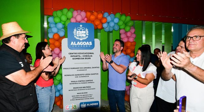 Governador entrega em Rio Largo 38° Creche Cria do estado