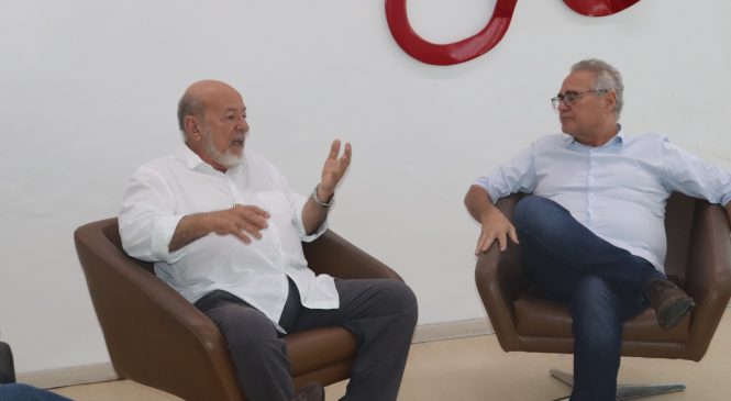 Lyra se reúne com senador Renan Calheiros para diálogo sobre a Braskem