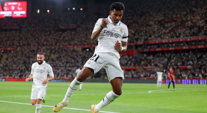 Vini Júnior brilha, Rodrygo decide e Real Madrid conquista título da Copa do Rei