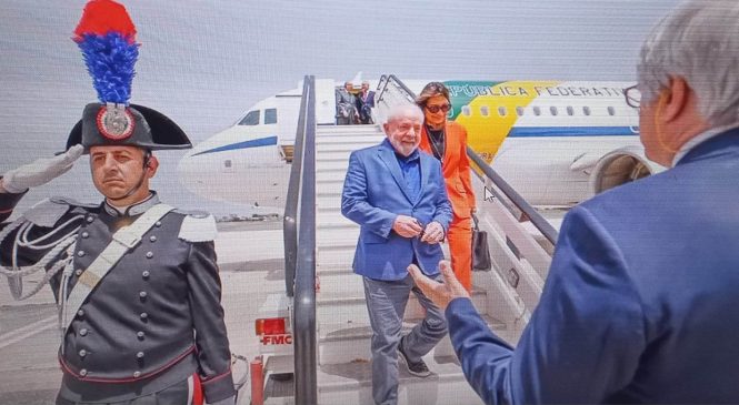 Lula se encontra hoje com o Papa Francisco em Roma