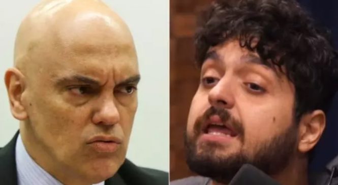 Moraes determina bloqueio de redes sociais de Monark por propagação de fake news