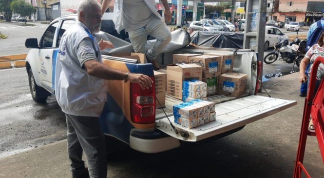 Vigilância Sanitária de Maceió recolhe 850 litros de leite