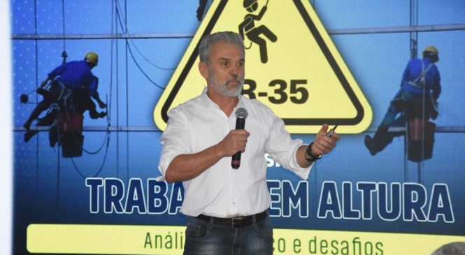 Sesi promove palestra sobre prevenção de acidentes no trabalho em altura