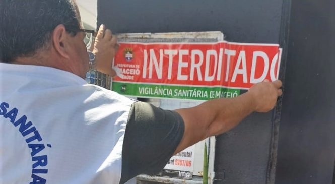 Vigilância Sanitária de Maceió interdita clínica veterinária no bairro Jaraguá