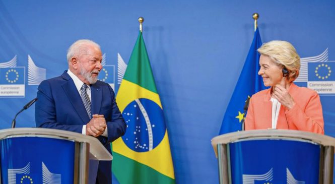 Acordo entre UE e Mercosul pode sair em 2023, diz presidente Lula