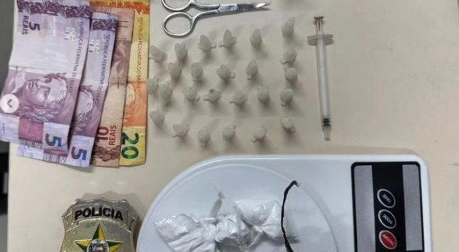 Polícia Civil apreende cocaína e munição de fuzil em Marechal Deodoro