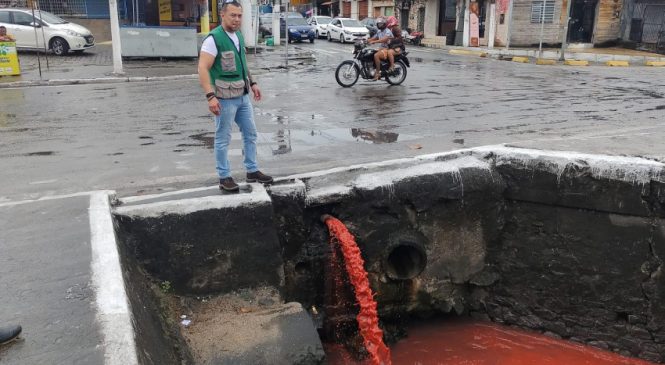 Meio Ambiente autua BRK por ligação clandestina de esgoto na Cambona