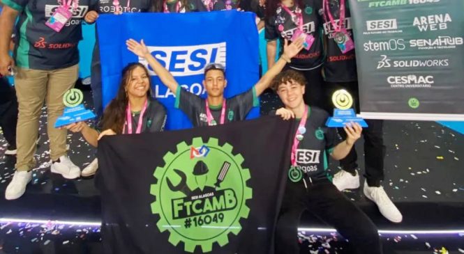 Sesi Alagoas conquista quatro prêmios no Festival de Robótica Off Season