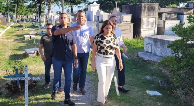 Comissão da Câmara visita cemitérios para verificar detalhes da falta de vagas para sepultamento