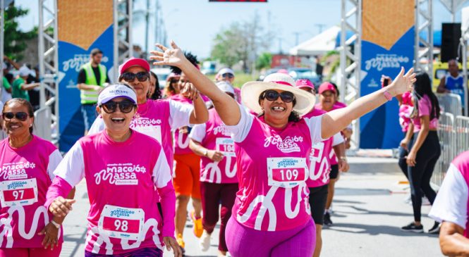 Mulheres que venceram câncer de mama abriram 2ª etapa de corrida de rua