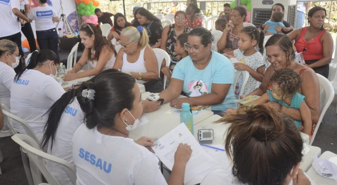 Saúde promove mais de 4.600 atendimentos na Grota do Estrondo