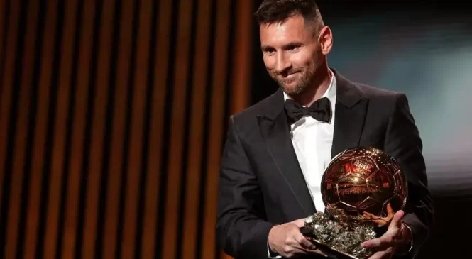 Messi desbanca Halaand e Mbappé e fatura 8ª Bola de Ouro da carreira