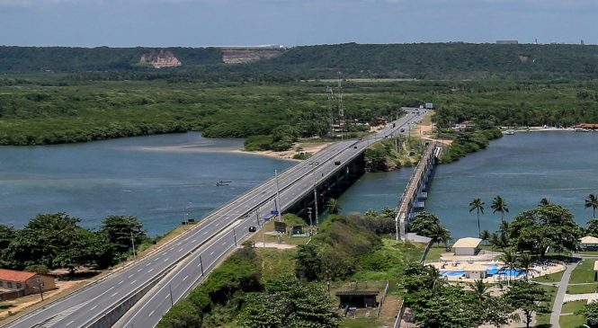 Muro de contenção da Ponte Divaldo Suruagy passará por reparos a partir da próxima segunda-feira