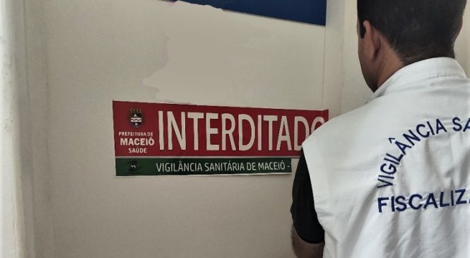 Vigilância Sanitária de Maceió interdita laboratório de análises clínicas no Prado
