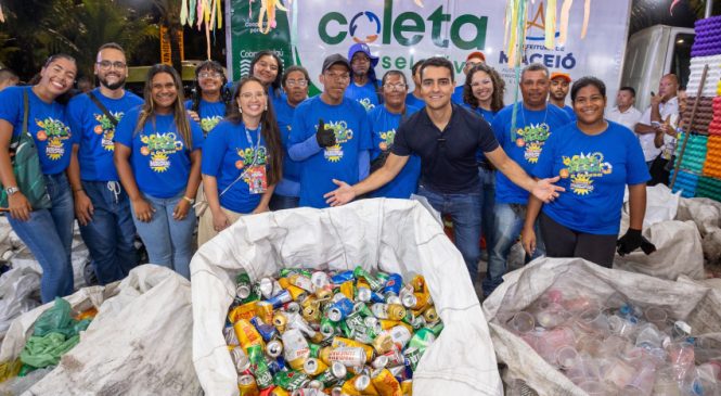 Coleta seletiva retirou mais de 15 toneladas de recicláveis durante o Verão Massayó