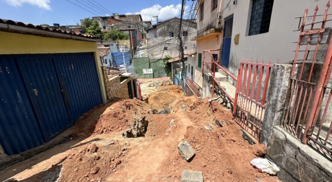 Infraestrutura reconstrói trecho de sistema de drenagem no Jacintinho