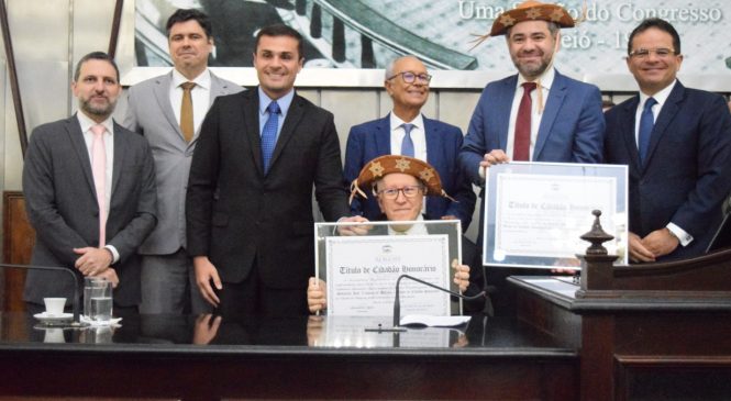 Desembargadores federais recebem na ALE o título de Cidadão Honorário de Alagoas