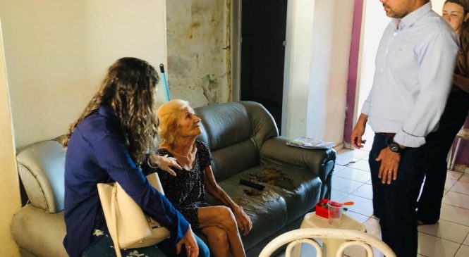 Abandono: Ministério Público resgata idosa em situação precária e bastante debilitada