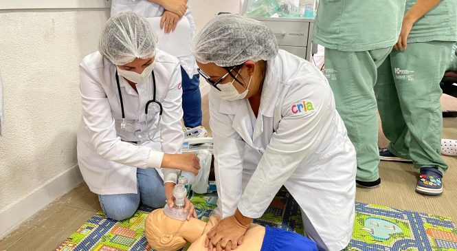 Hospital da Criança de Alagoas promove treinamento sobre suporte avançado de vida em pediatria