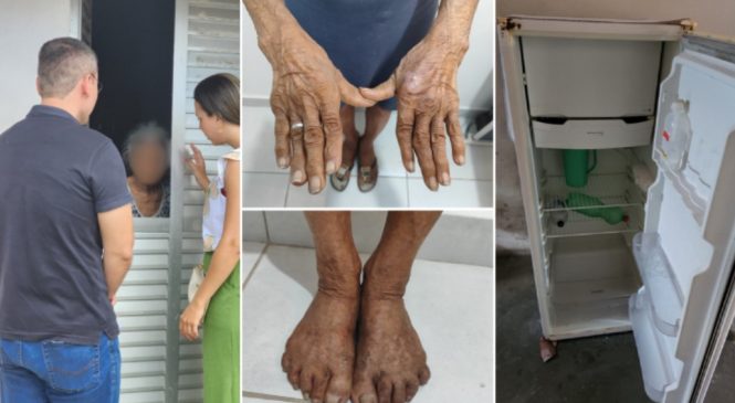 Defensoria Pública resgata em Branquinha idosa de 93 anos em situação de abandono