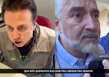Mentira safada: Prefeito de Farroupilha grita com ministro, mas novo vídeo mostra conversa real