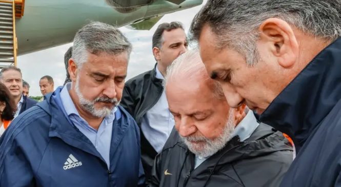 Lula garante verba para reconstrução de estradas no Rio Grande do Sul