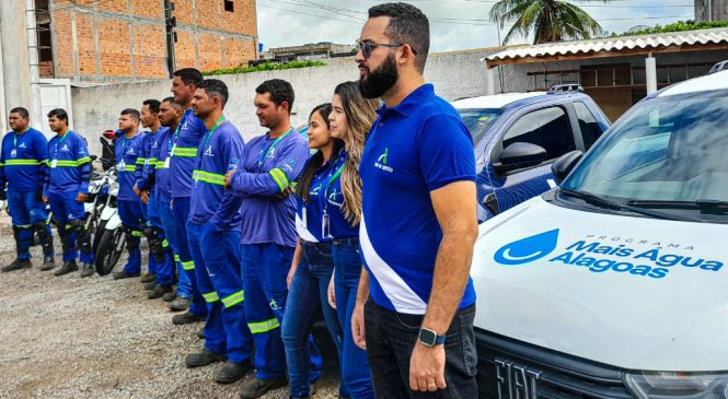 Concessionária inicia programa intensivo de combate às perdas de água no Sertão alagoano