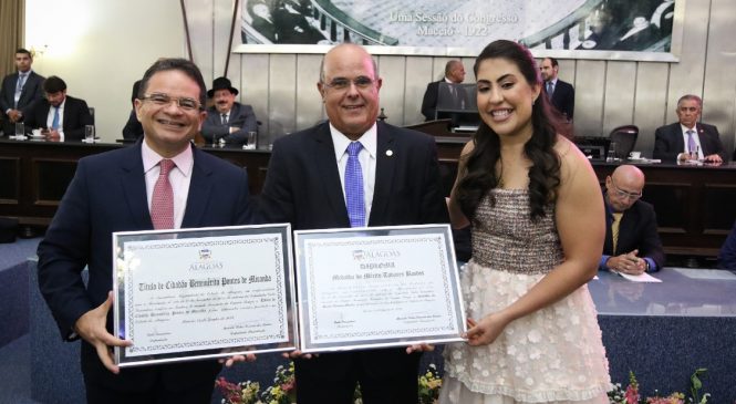 Presidente do TJ/AL é homenageado pelo Parlamento alagoano