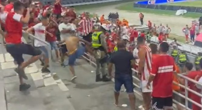 Suspeito de agressão contra PMs em jogo do CRB são identificados