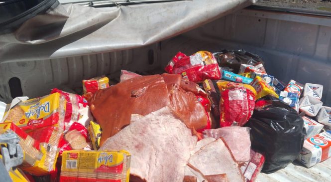 Mais de 200 kg de alimentos estragados são apreendidos no Vergel do Lago