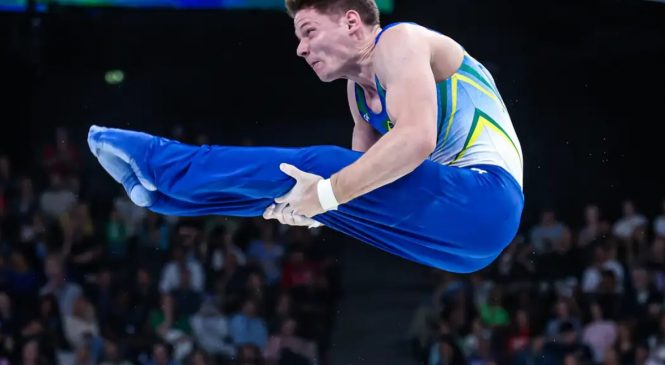 Diogo Soares avança à final da ginástica artística masculina em Paris