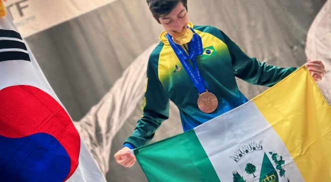 Taekwondo: Alagoano conquista medalhas de ouro e bronze na Coreia do Sul