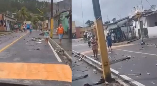 Casas e escolas são afetadas por vendaval no interior de Alagoas