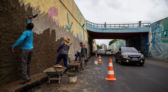 Prefeitura vai revitalizar viaduto da Leste-Oeste com obras de arte