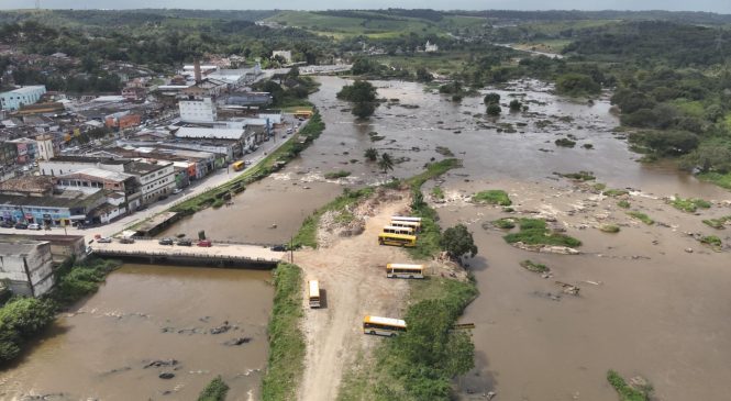 Defesa Civil de Alagoas realiza mapeamento das áreas de risco por inundação no Vale do Mundaú