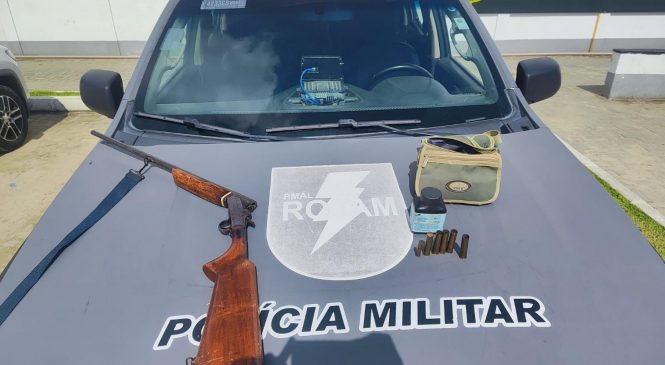 PM apreende 3 armas de fogo e combate desmanche irregular de motocicletas