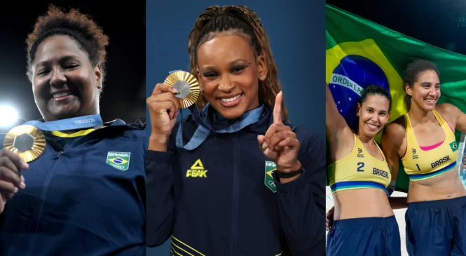 Mulheres do Brasil conquistam mais medalhas que homens nos jogos olímpicos em Paris