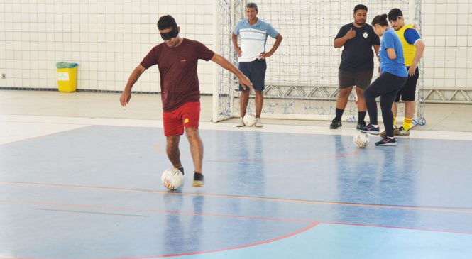 No caminho certo: futebol de cegos do Sesi conta com equipe motivada