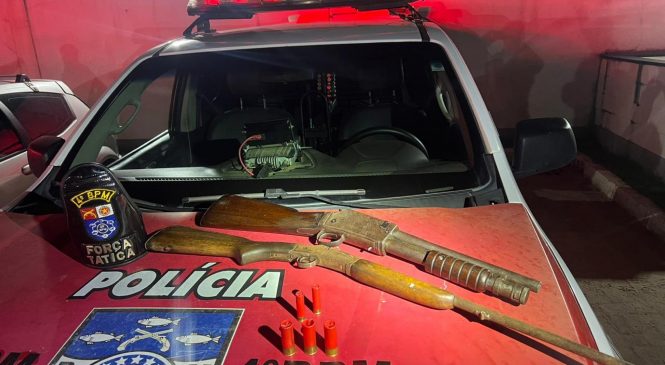 PM apreende 22 armas de fogo e 3,4 quilos de drogas em uma semana em Alagoas