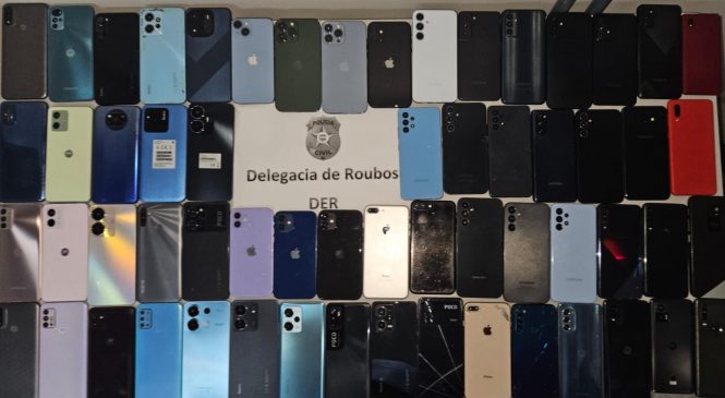 Polícia Civil de Alagoas recupera 63 celulares roubados