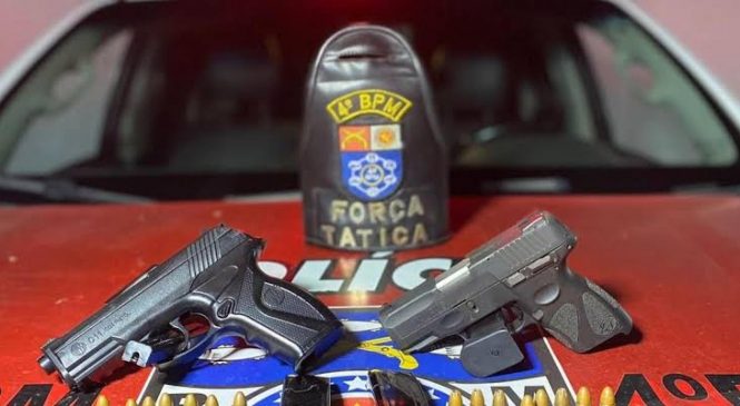 PM de Alagoas eleva em mais de 9% apreensão de armas de fogo no 1° semestre