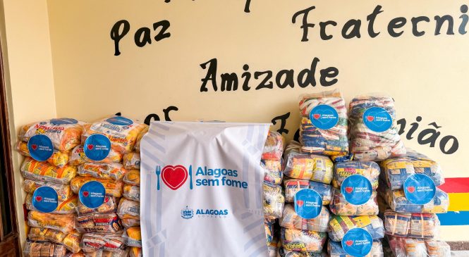 Alagoas Sem Fome beneficia crianças e adolescentes com doação de alimentos em Arapiraca